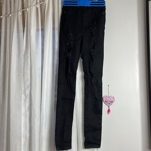 High waisted fashion nova black jeans